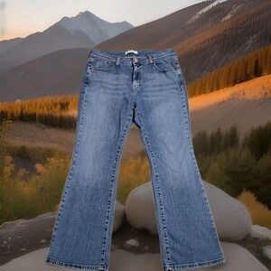👖Levi's 515 Bootcut Jeans Womens 12 S/C 34x30 Stretch Med Wash Mid Rise Western